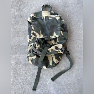 Vintage 90s Rothco army camo camouflage backpack bag military hunting